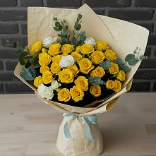 Букет цветов из:  Розы в Первомайском Республика Дагестан