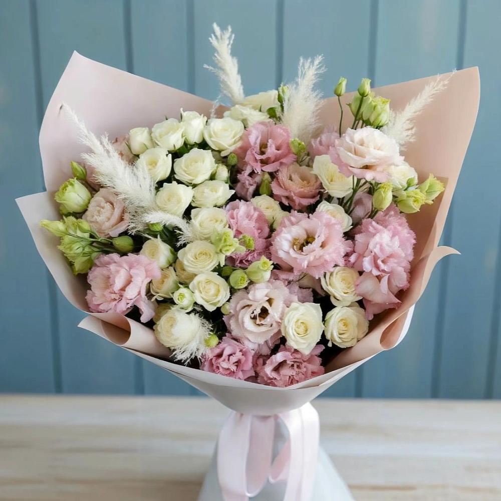 Букет цветов из: Альстромерии и Розы в Первомайском Республика Дагестан