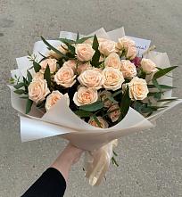 Букет Кремовые розы Латте #REPLACE_PRED# Первомайском Республика Дагестан