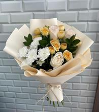 Букет цветов из:  Розы и Хризантемы в Первомайском Республика Дагестан