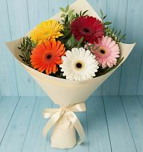 Букет цветов из:  Герберы в Первомайском Республика Дагестан