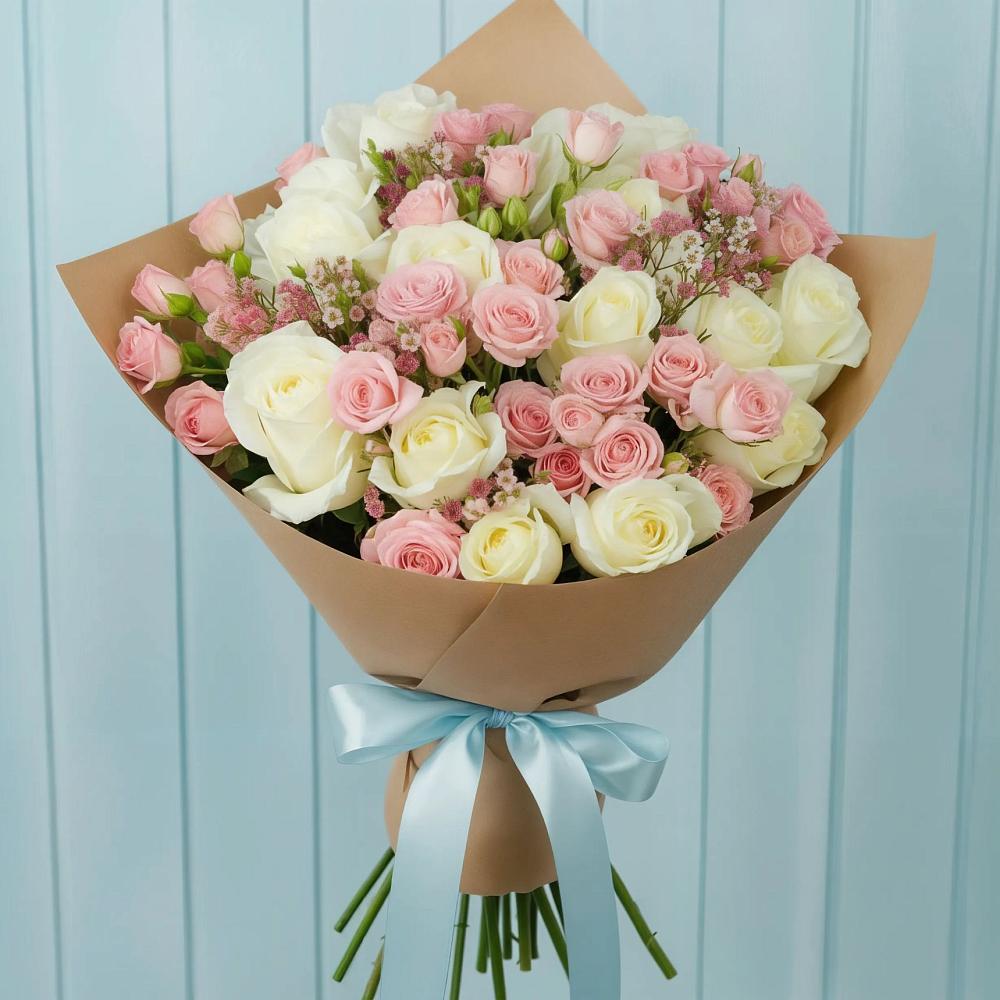 Букет цветов из: Розы в Первомайском Республика Дагестан