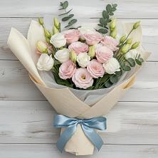 Букет цветов из:  Лизиантусы в Первомайском Республика Дагестан