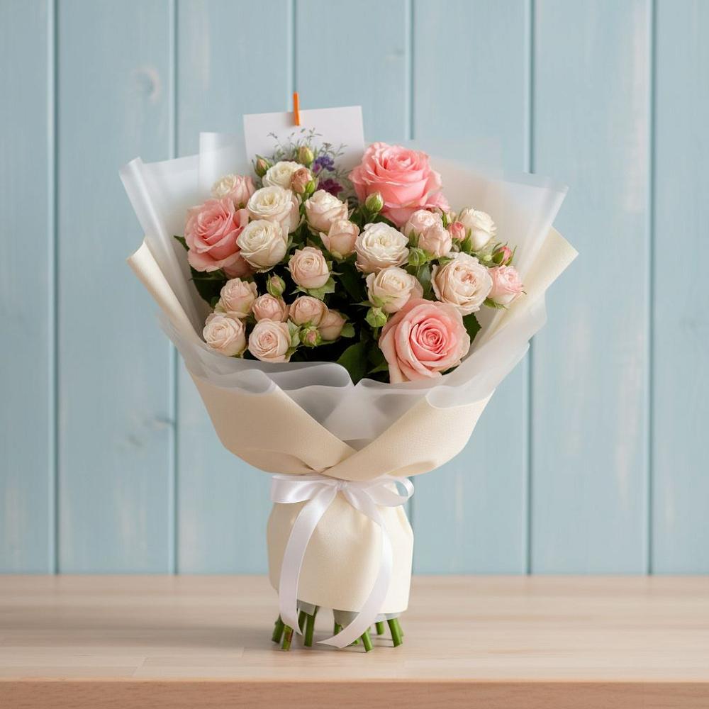 Букет цветов из: Розы в Первомайском Республика Дагестан