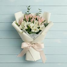 Букет цветов из:  Альстромерии в Первомайском Республика Дагестан