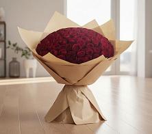 Букет 101 Красная роза в Первомайском Республика Дагестан