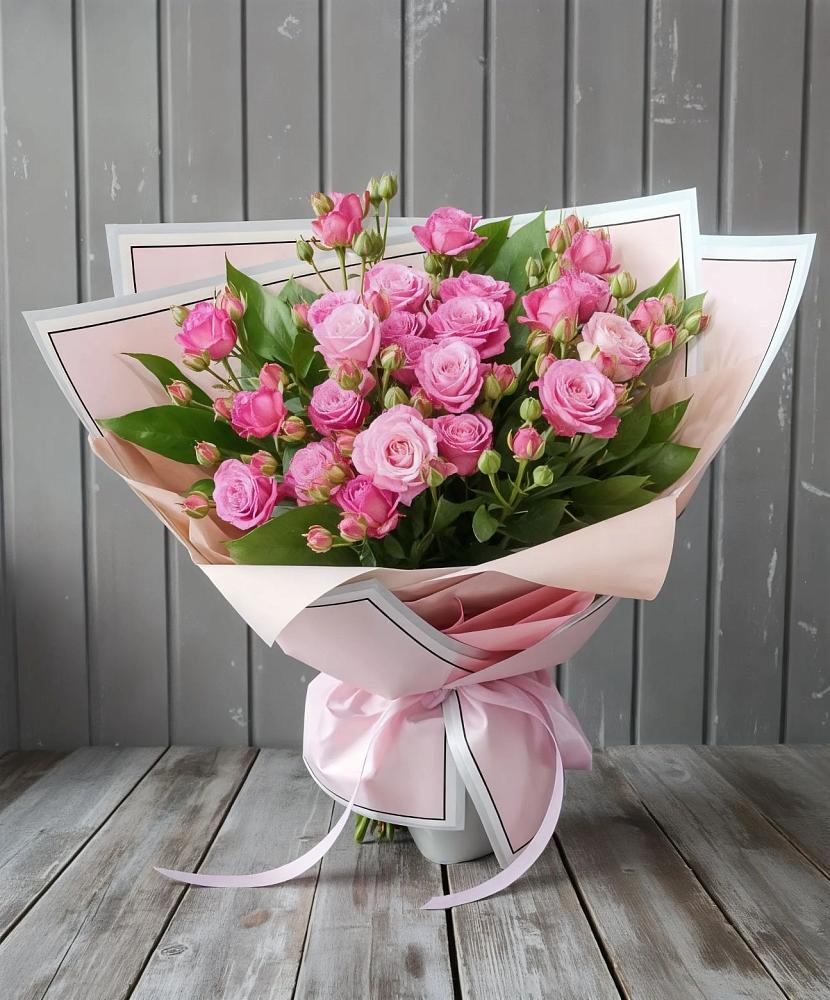 Букет Розовый кустик в Первомайском Республика Дагестан