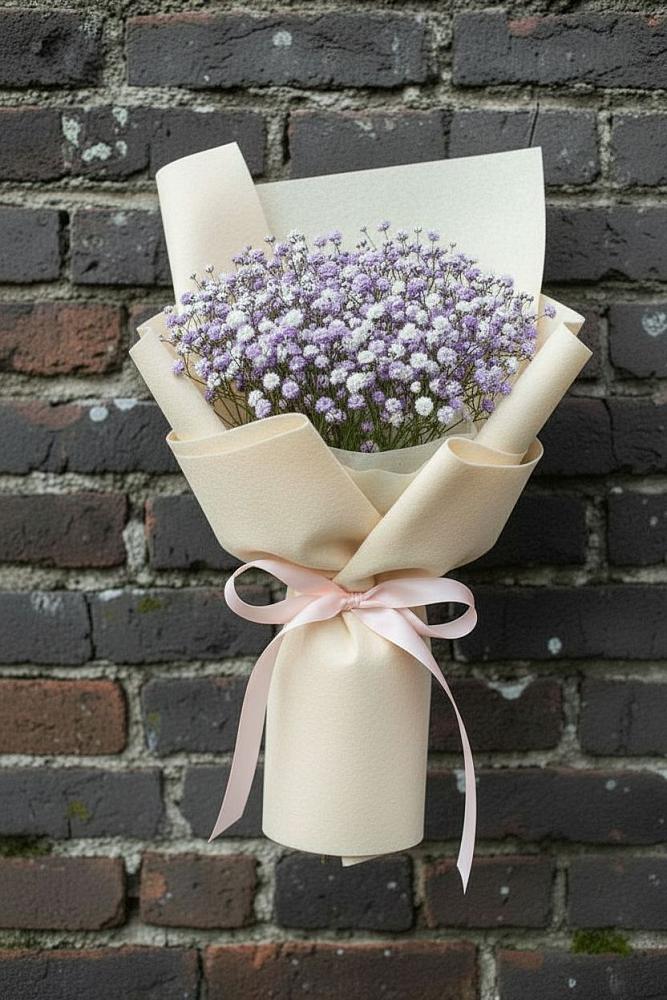 Букет цветов из: Гипсофила в Первомайском Республика Дагестан