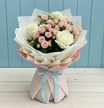 Букет цветов из:  Розы в Первомайском Республика Дагестан