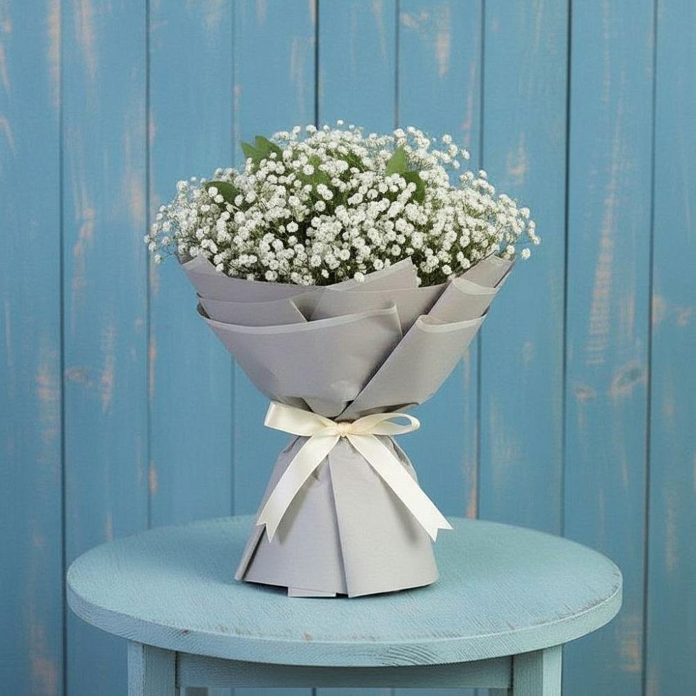 Букет цветов из: Гипсофила в Первомайском Республика Дагестан