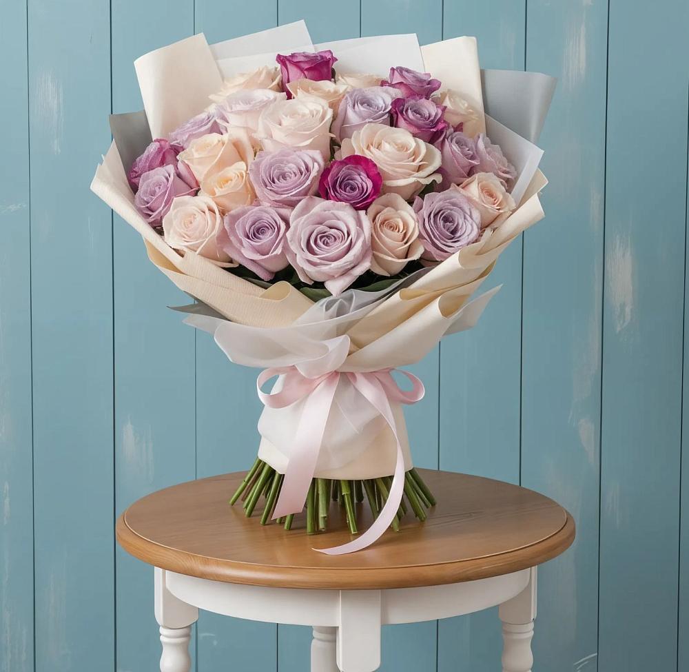 Букет цветов из: Розы в Первомайском Республика Дагестан