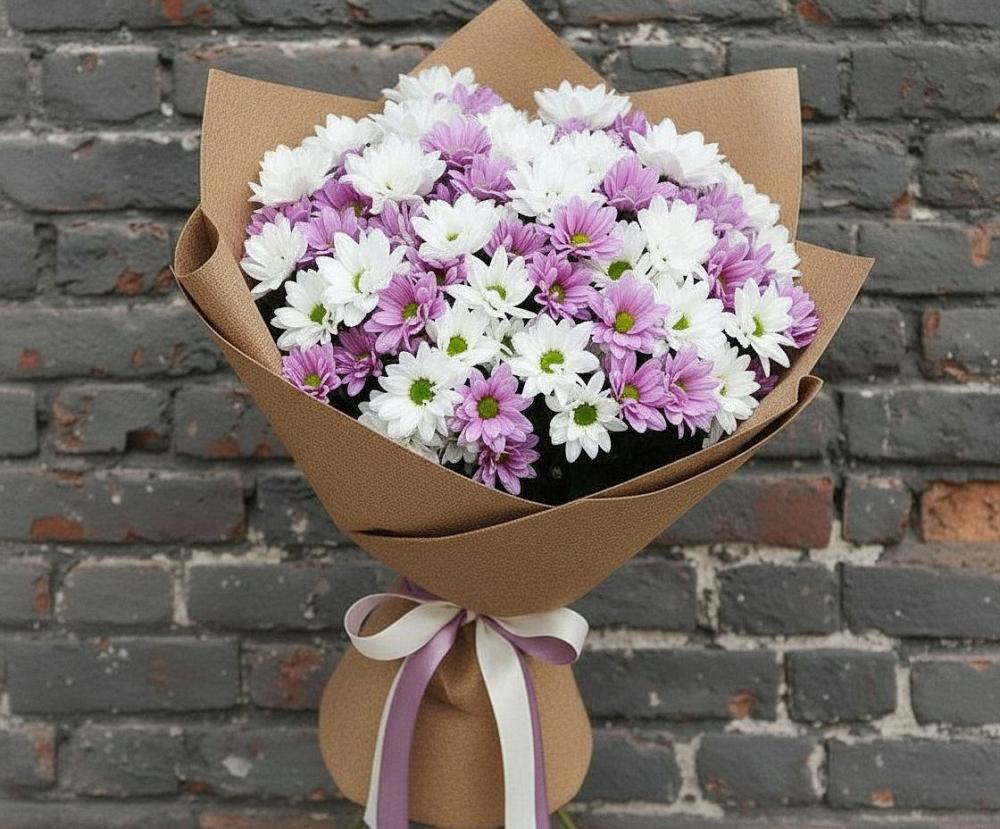 Букет цветов из: Хризантемы в Первомайском Республика Дагестан