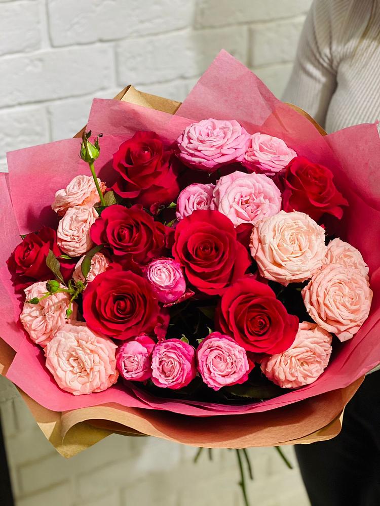 Букет цветов из: Розы в Первомайском Республика Дагестан