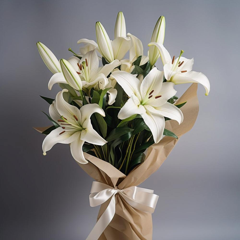 Букет цветов из: Лилии в Первомайском Республика Дагестан