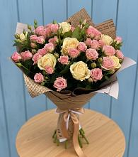 Букет цветов из:  Розы в Первомайском Республика Дагестан