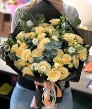 Букет цветов из:  Розы и Лизиантусы #REPLACE_PRED# Первомайском Республика Дагестан