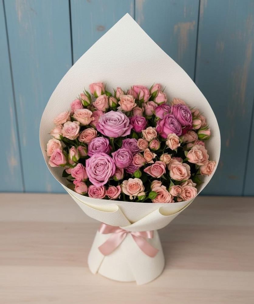 Букет цветов из: Розы в Первомайском Республика Дагестан