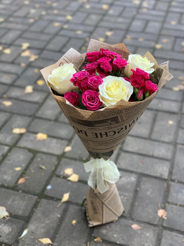 Букет цветов из: Розы в Первомайском Республика Дагестан