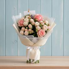 Букет цветов из:  Розы в Первомайском Республика Дагестан