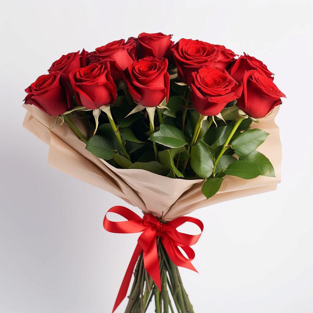 Букет 11 Красных роз Эдлесс Лав в Первомайском Республика Дагестан