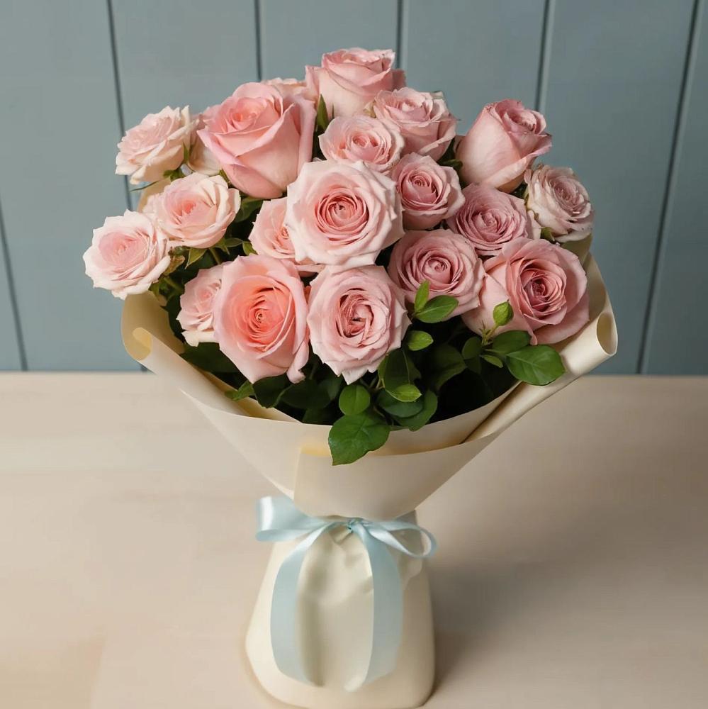 Букет Розовый шарм в Первомайском Республика Дагестан