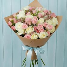 Букет цветов из:  Розы в Первомайском Республика Дагестан